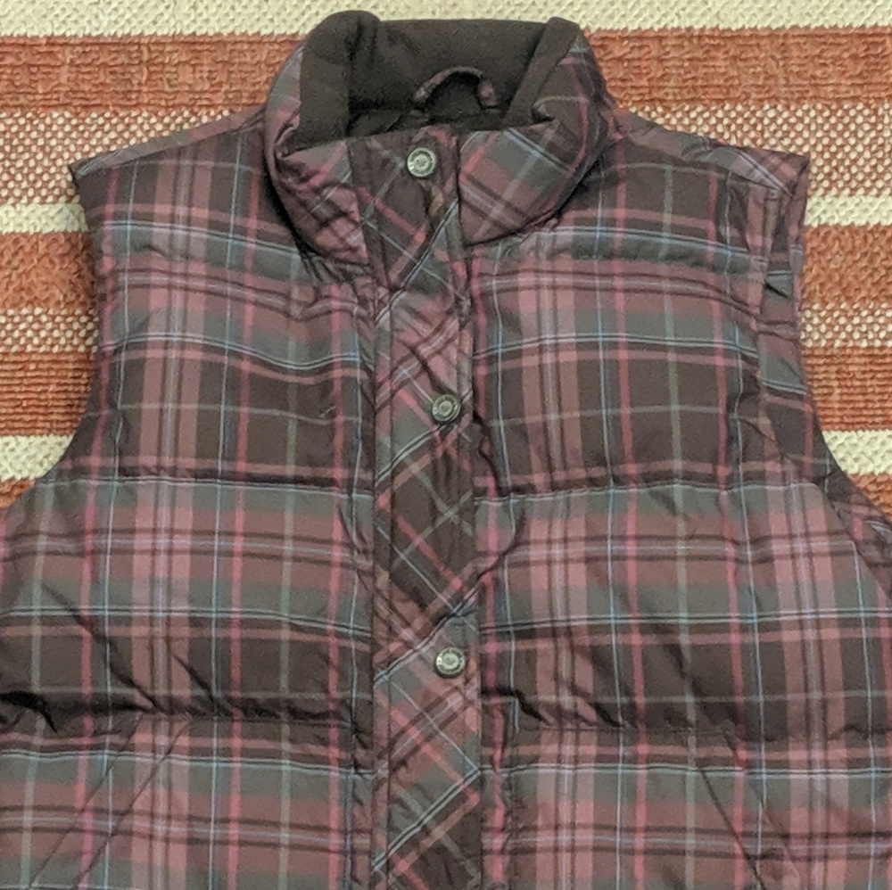 Eddie Bauer Goose Down Vest Size Medium